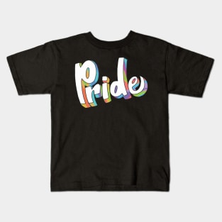 Pride- (Filled Version) Kids T-Shirt